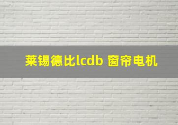 莱锡德比lcdb 窗帘电机